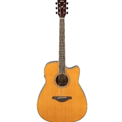 Yamaha FGC-TA VT TransAcoustic Cutaway Acoustic-Electric Guitar, Vintage Tint